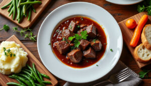 découvrez des idées simples et savoureuses pour accompagner votre boeuf bourguignon et sublimer ce plat traditionnel français avec des garnitures gourmandes.