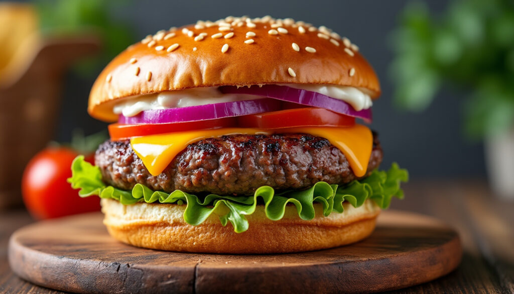 découvrez notre recette facile du burger black angus, avec une viande tendre et savoureuse à déguster chez vous. un délice gourmand garanti !