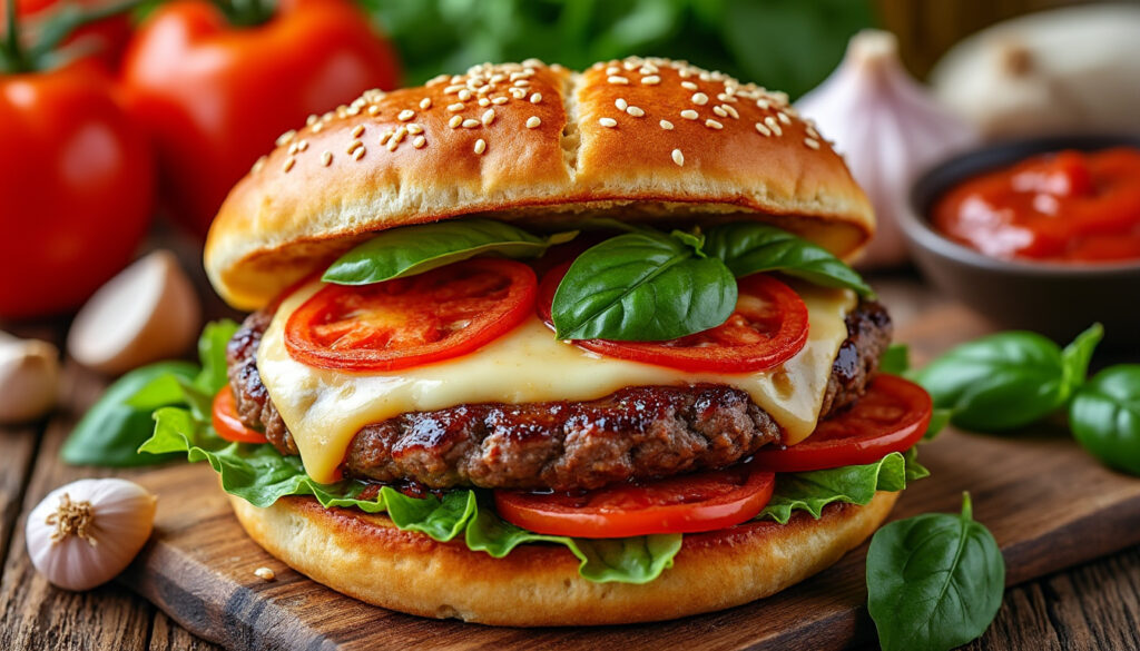 découvrez la recette facile et savoureuse du pizza burger à réaliser chez vous. un délicieux mélange gourmand entre pizza et burger pour régaler toute la famille.