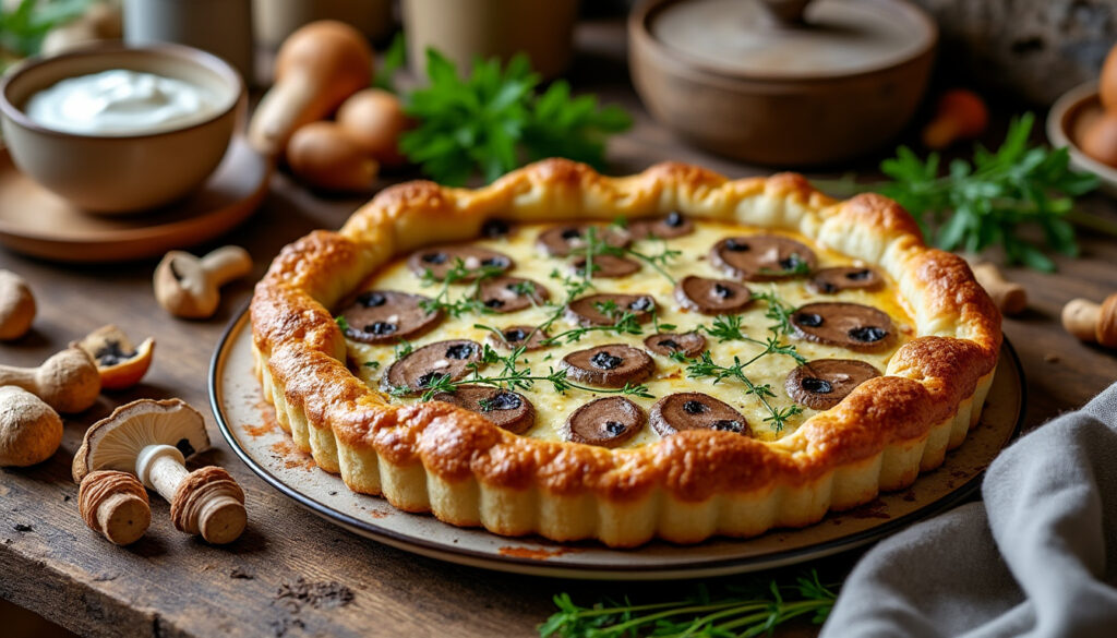découvrez la vraie recette traditionnelle de la croûte aux champignons du haut-doubs, un plat savoureux et authentique à déguster en famille.
