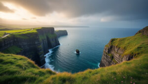 explorez binn eadair, la presqu’île de howth : falaises spectaculaires, sentiers côtiers et panoramas naturels aux portes de dublin.