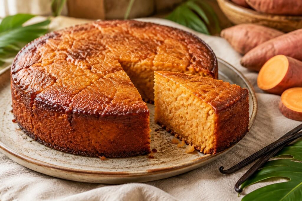 découvrez une recette facile de gâteau à la patate douce, moelleux et parfumé à la réunionnaise. un dessert traditionnel aux saveurs créoles.