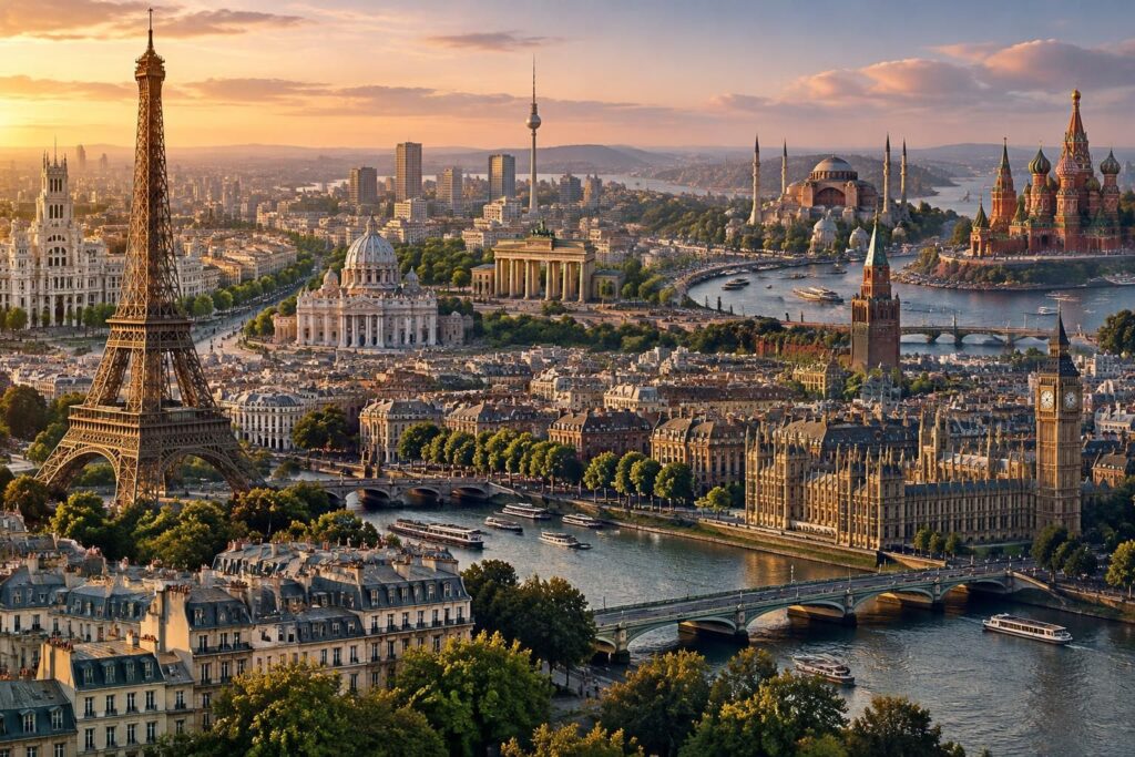 découvrez le classement des plus grandes villes d’europe et leurs populations clés : un aperçu des métropoles qui façonnent le continent.