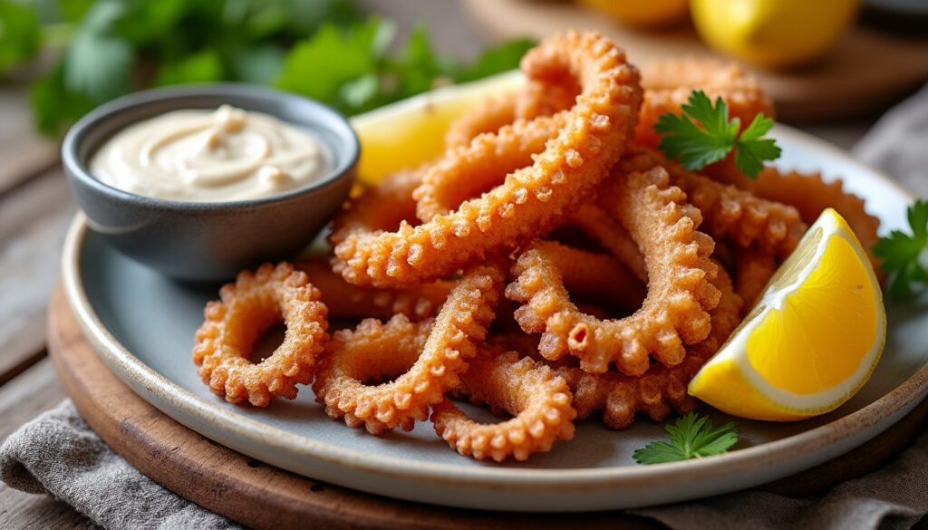 découvrez une recette simple de poulpe frit croustillant : une préparation facile pour savourer un plat doré, tendre et plein de goût.